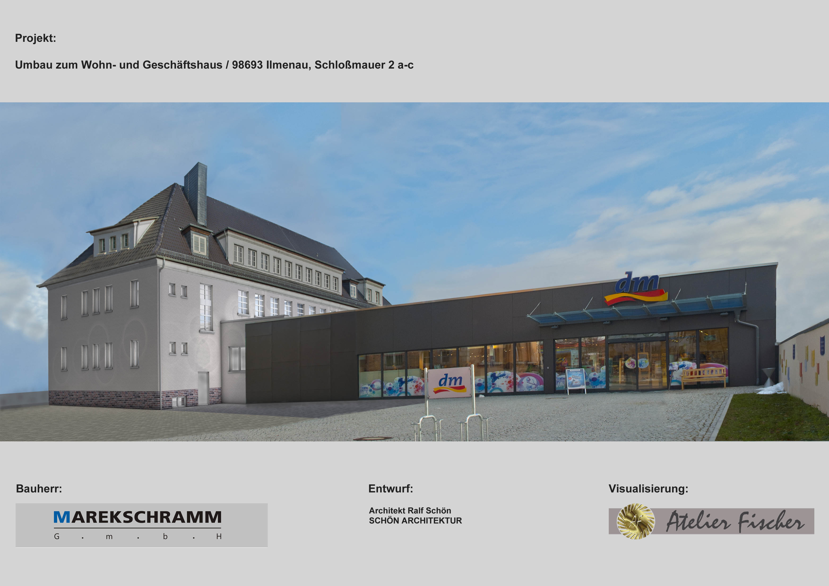 Marek Schramm GmbH Umbau zum Wohn- und Geschäftshaus / Ilmenau