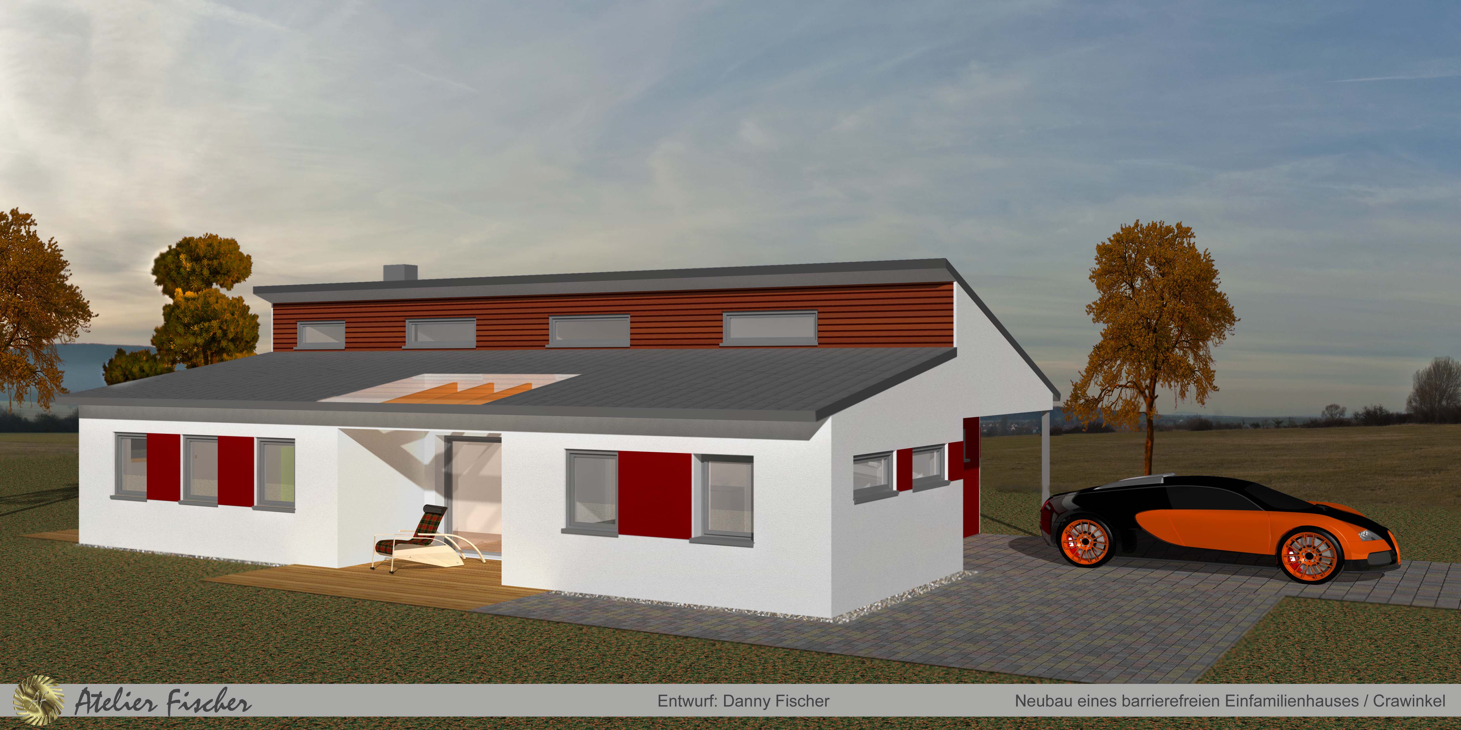Entwurf Einfamilienhaus Barrierefreies Einfamilienhaus / Crawinkel