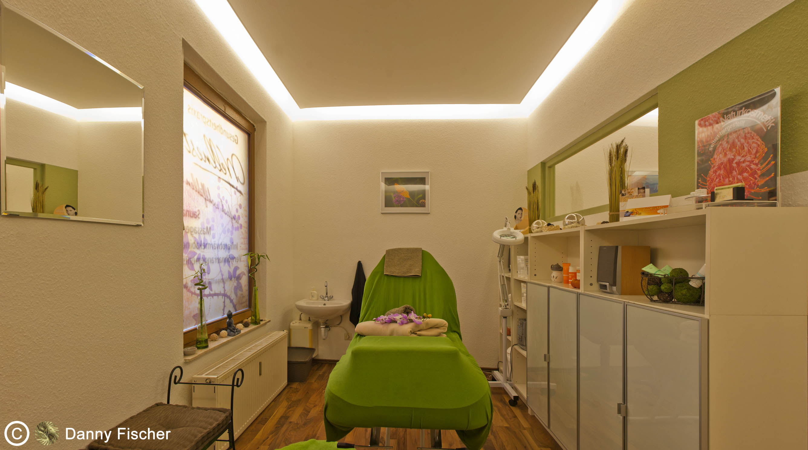 Schönheitssalon Nicole Heusel Innenraumkonzept mit Feng Shui / Ohrdruf Schlossgartenpassage