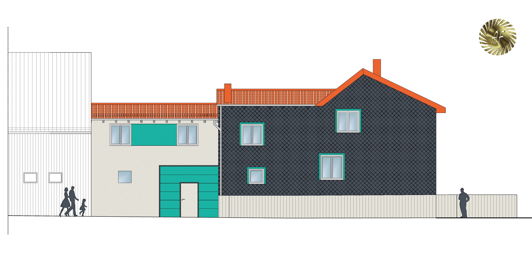 Erweiterungsbau Mehrfamilienhaus Erweiterungsbau eines Mehrfamilienwohnhauses / Wölfis